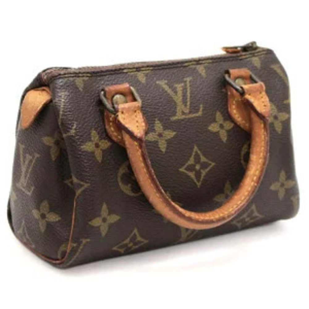 Louis Vuitton Monogram Handbag Speedy Brown